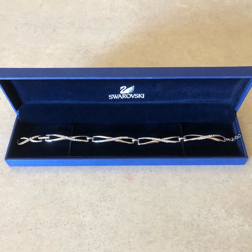 Swarovski silver tennis bracelet